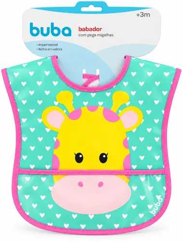 Babador com Bolso Girafa - Buba