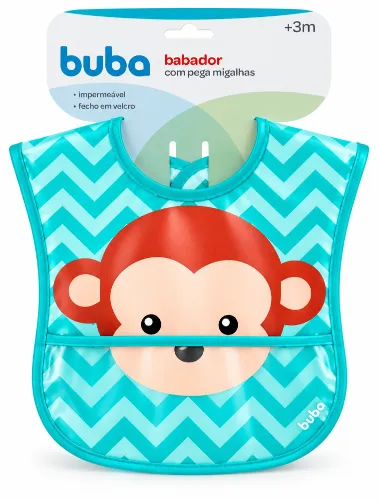 Babador com Bolso Macaco - Buba