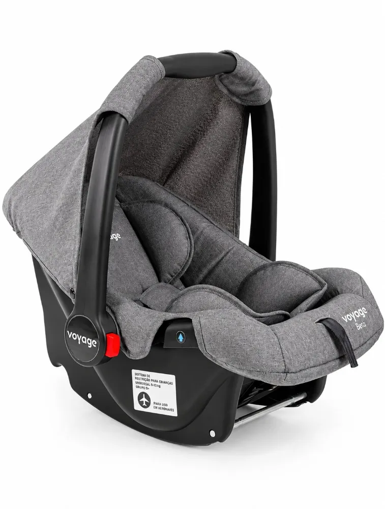 Bebê Conforto Beta Cinza Mesclado - Voyage