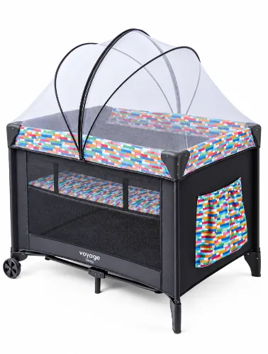 Berço Cercadinho Infantil Sleep Colorê - Voyage