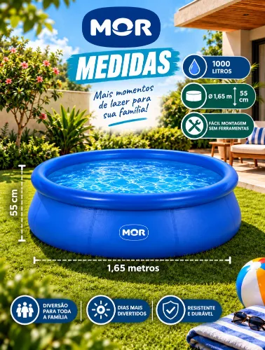 Piscina Inflável 1000 Litros - MOR