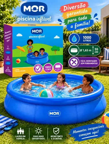 Piscina Inflável 1000 Litros - MOR