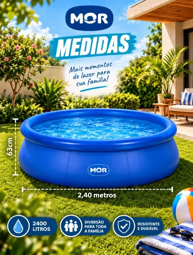 Piscina Inflável 2.400 Litros - MOR
