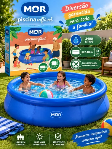Piscina Inflável 2.400 Litros - MOR