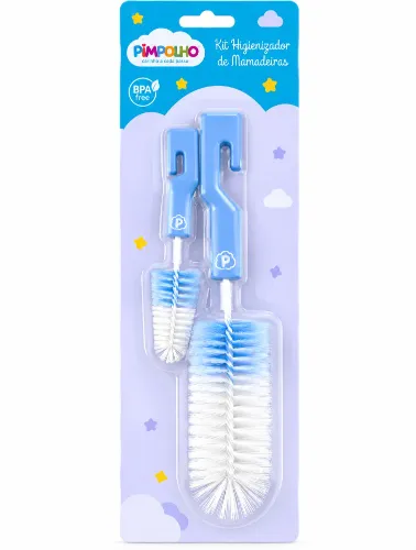 Kit Higienizador de Mamadeiras Masculino Azul - Pimpolho