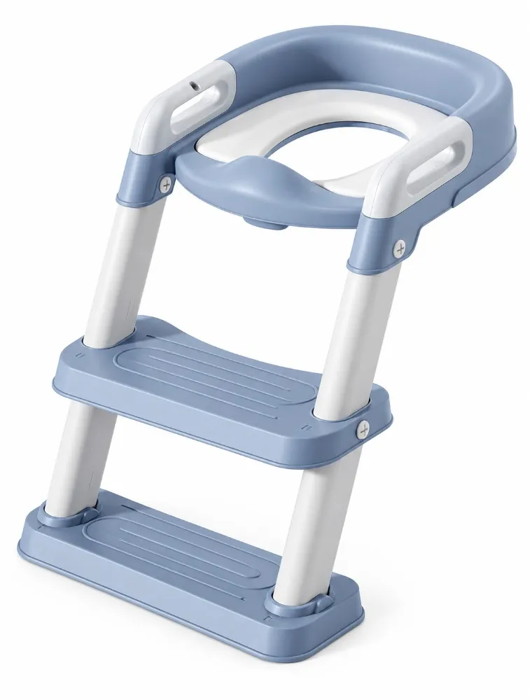 Assento Redutor com Escadinha Azul  - Zippy