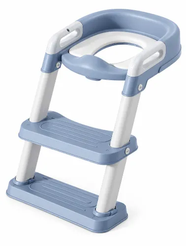 Assento Redutor com Escadinha Azul  - Zippy