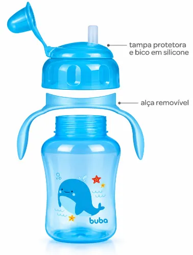 Copo Fundo do Mar Azul - Buba
