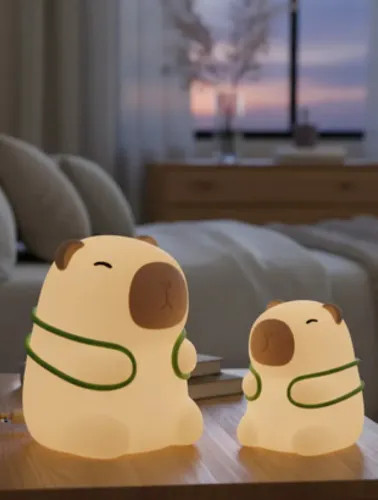 Luminária de Mesa Infantil Capivara
