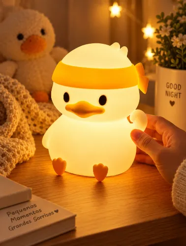 Luminária de Mesa Infantil Patinho