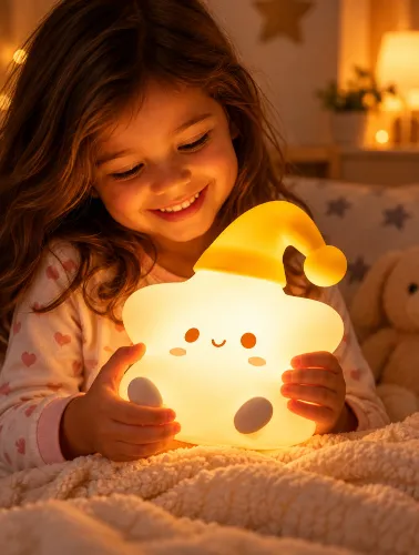 Luminária de Mesa Infantil Estrela