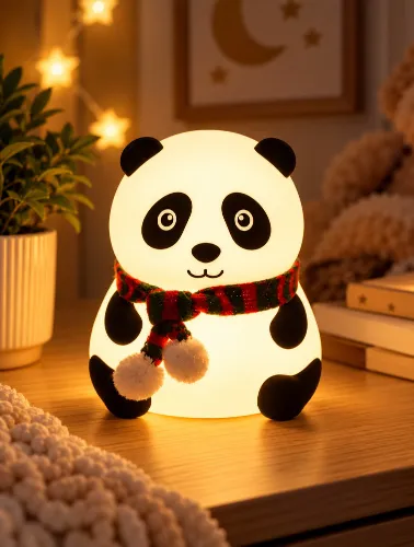 Luminária de Mesa Infantil Urso Panda