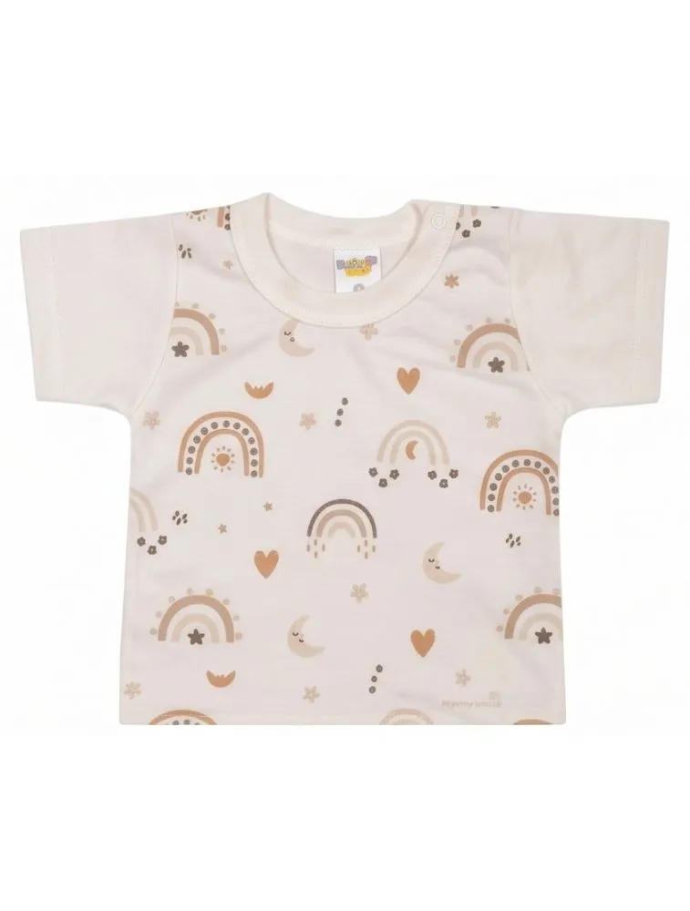 CAMISETA M/CURTA ARCO BRANCO M REF.268 - GENTE MIUDA