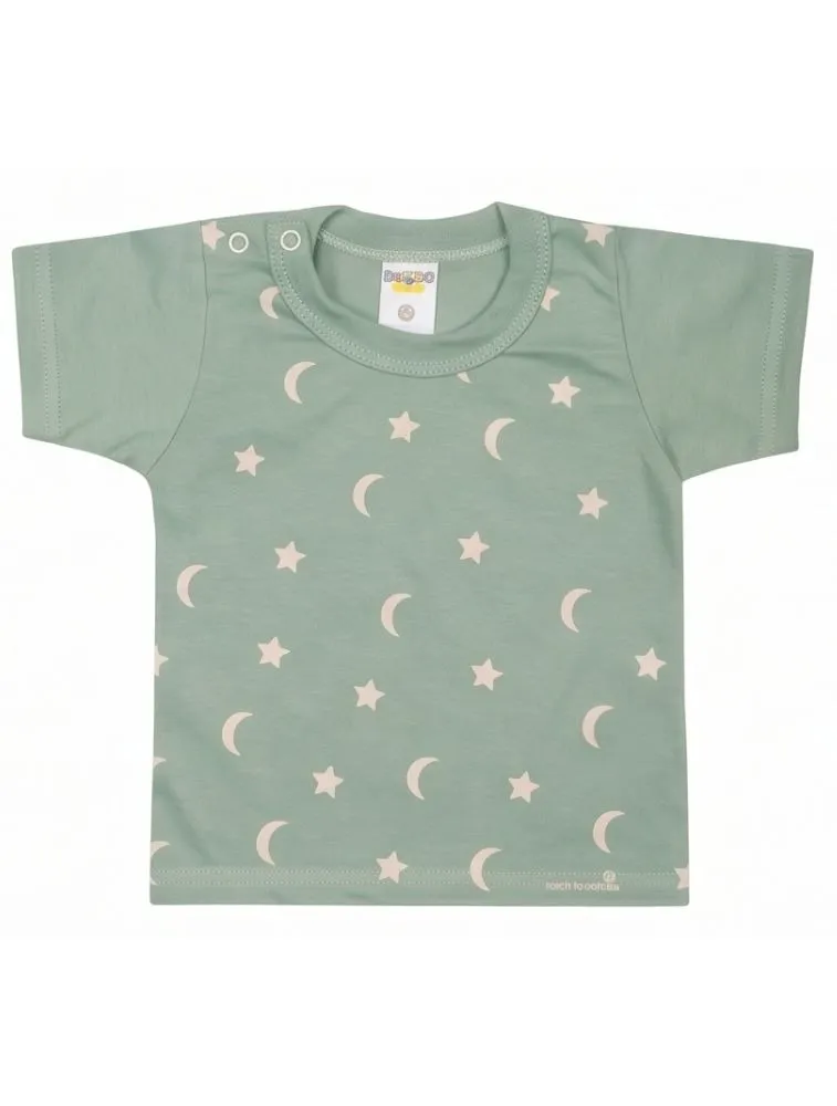 CAMISETA M/CURTA LUA VERDE P REF.268 - GENTE MIUDA