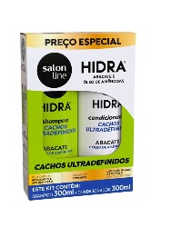 SALON LINE HIDRA KIT SH/COND CACHOS ULTRA DE 43772