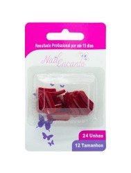FHACES UNHAS NAIL ENCANTO COLOR LONGA VERMELHO