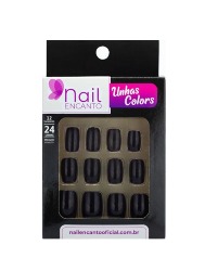 FHACES UNHAS NAIL ENCANTO COLOR CURTA PRETA