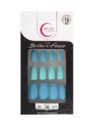 FHACES UNHAS BRILHO E FOSCO AZUL PISCINA