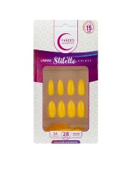 FHACES UNHAS STILETTO SUN FLOWER