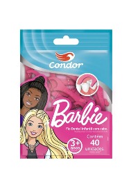 CONDOR FIO DENTAL FLOSS PICKS BARBIE 40UN