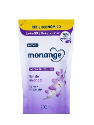 MONANGE SAB LIQ REFIL 200ML FL LAVANDA