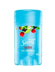 SECRET DESOD CLEAR GEL 45G BERRY