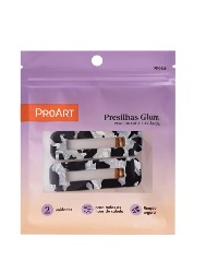 PROART PRESILHAS GLAM PRETA 2PCS