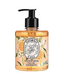 GIORNO CASA SABONETE LIQUIDO 350ML FLOR DE LARANJEIRA