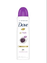 DOVE DESOD AEROSOL 150ML GO FRESH AMORA