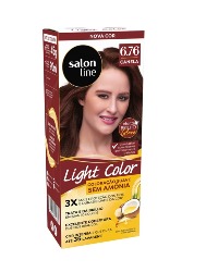 SALON LINE LIGHT COLOR PROF 6.76 CANELA