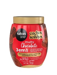 SALON LINE CACHOS DOS SONHOS CREME CONDICIONADOR CHOCOLATE 3