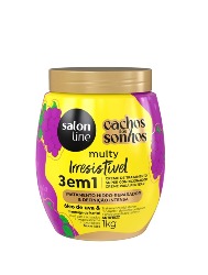 SALON LINE CACHOS DOS SONHOS CREME CONDICIONADOR UVA 3 EM 1 M
