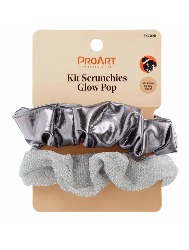 PROART KIT SCRUNCHIE GLOW POP PRATA 2PC