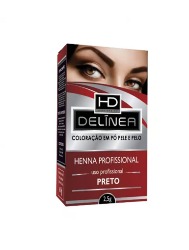 HD DELINEA KIT HENNA PRETO 1,25GR