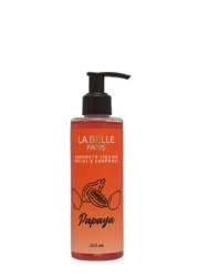 LA BELLE PARIS SABONETE LIQUIDO FACIAL E CORPORAL 200ML PAPAYA