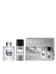 LA RIVE KIT BRAVE EDT 100ML DESOD 150ML AGUA PERFUMADA DESODORANTE CORPORAL