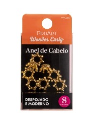 PROART ANEL DE CABELO COROA DOURADA