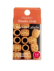 PROART ANEL DE CABELO PLASTICO C DOURADO