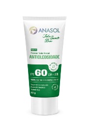 ANASOL PROT. SOLAR FACIAL TSD- ANTIOLEOSIDADE FPS 60 - 40 G