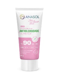 ANASOL PROT. SOLAR FACIAL TSD-ANTIOLEOSIDADE CLAREADOR FPS 90 - 40 G