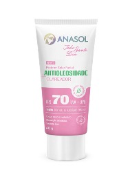 ANASOL PROT. SOLAR FACIAL TSD-ANTIOLEOSIDADE CLAREADOR FPS 70 - 40 G