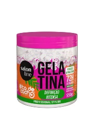 SALON LINE #TODECACHO GELATINA CONDICIONADOR DEFINICAO 550G EXTRAO