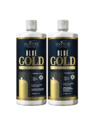 SALVATORE KIT ESCOVA BLUE GOLD 1L