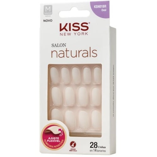 FIRST KISS SALON NATURAL UNHA KSN01BR MEDIO OVAL