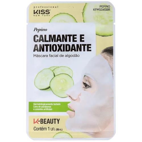 FIRST KISS MASCARA FACIAL KFMS04BR ALGODAO PEPINO