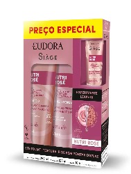 SHAMPOO+CONDICIONADOR+LEAVE+MASCARA NUTRI ROSE 3UN