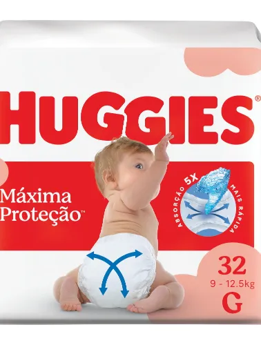 FR HUGGIES SUP CAR MEGA G 32UN