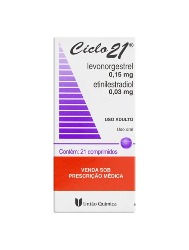 CICLO 21 0,15MG+0,03MG 21CP R