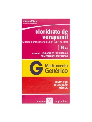 VERAPAMIL 80MG 30CP REV