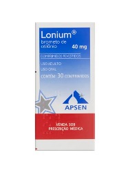 LONIUM 40MG 30CP REV